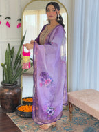 The52 Embroidered Rayon Fabric Straight Kurta, Pant and Dupatta Set | Grocsy