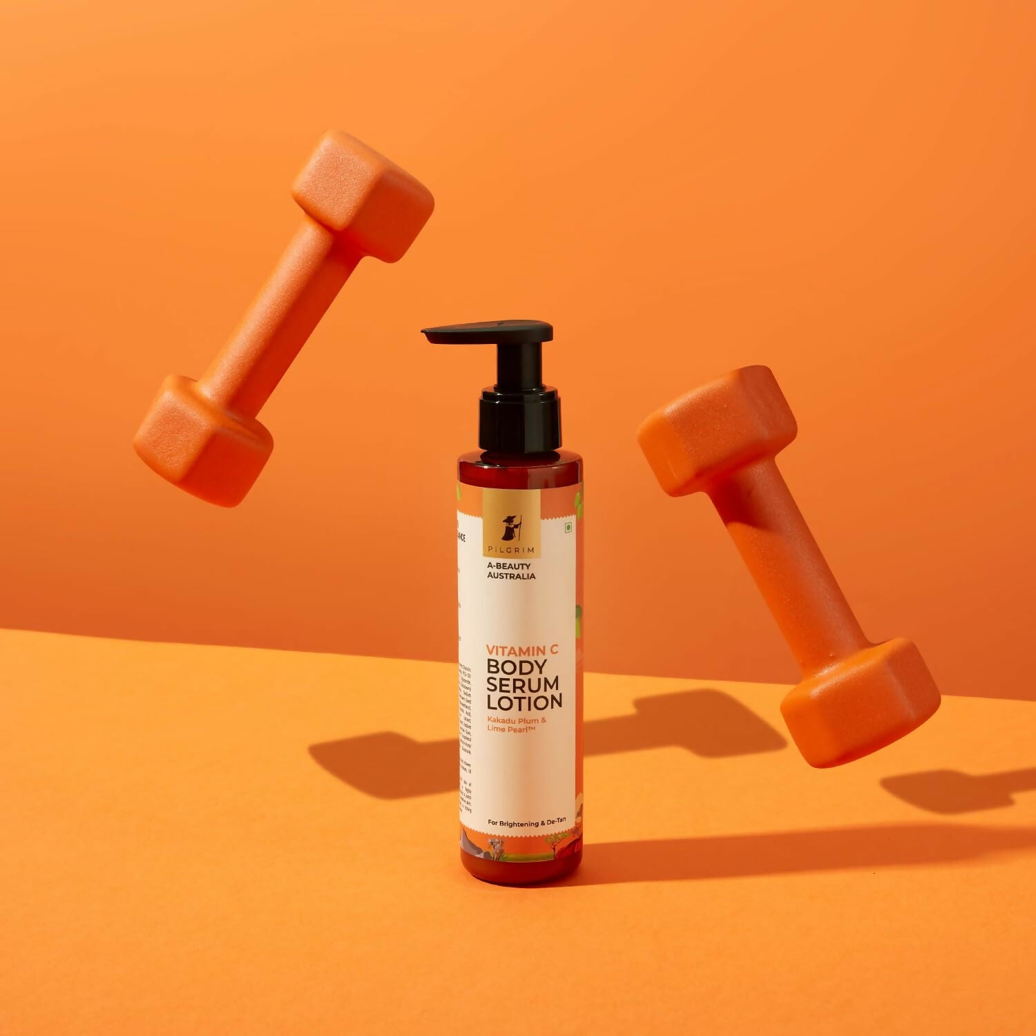 Pilgrim Australian Vitamin C Body Serum Lotion with Kakadu Plum & Lime Pearl, Fades Dark Spots & Evens Skin Tone For Brightening & Detan | Grocsy