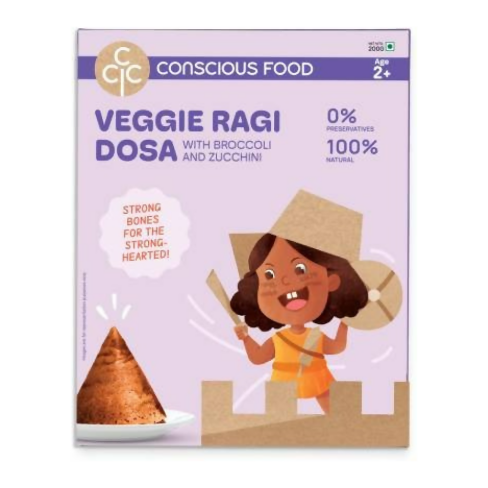 Conscious Food Veggie Ragi Dosa | Grocsy