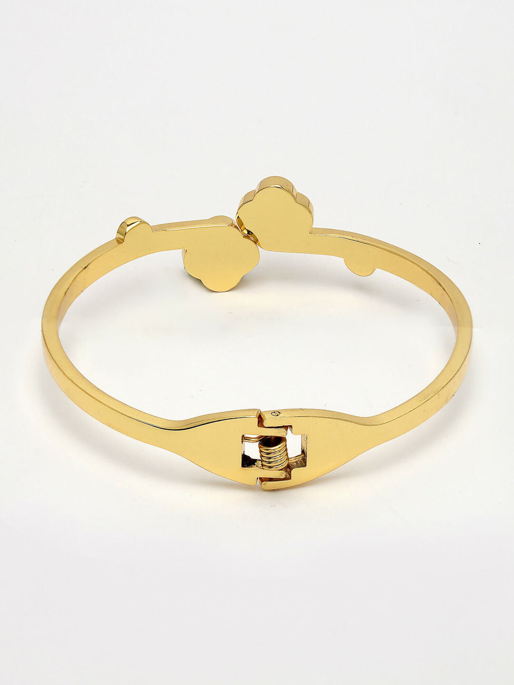 NVR Women's Set of 2 Gold & Silver Cuff Bracelet