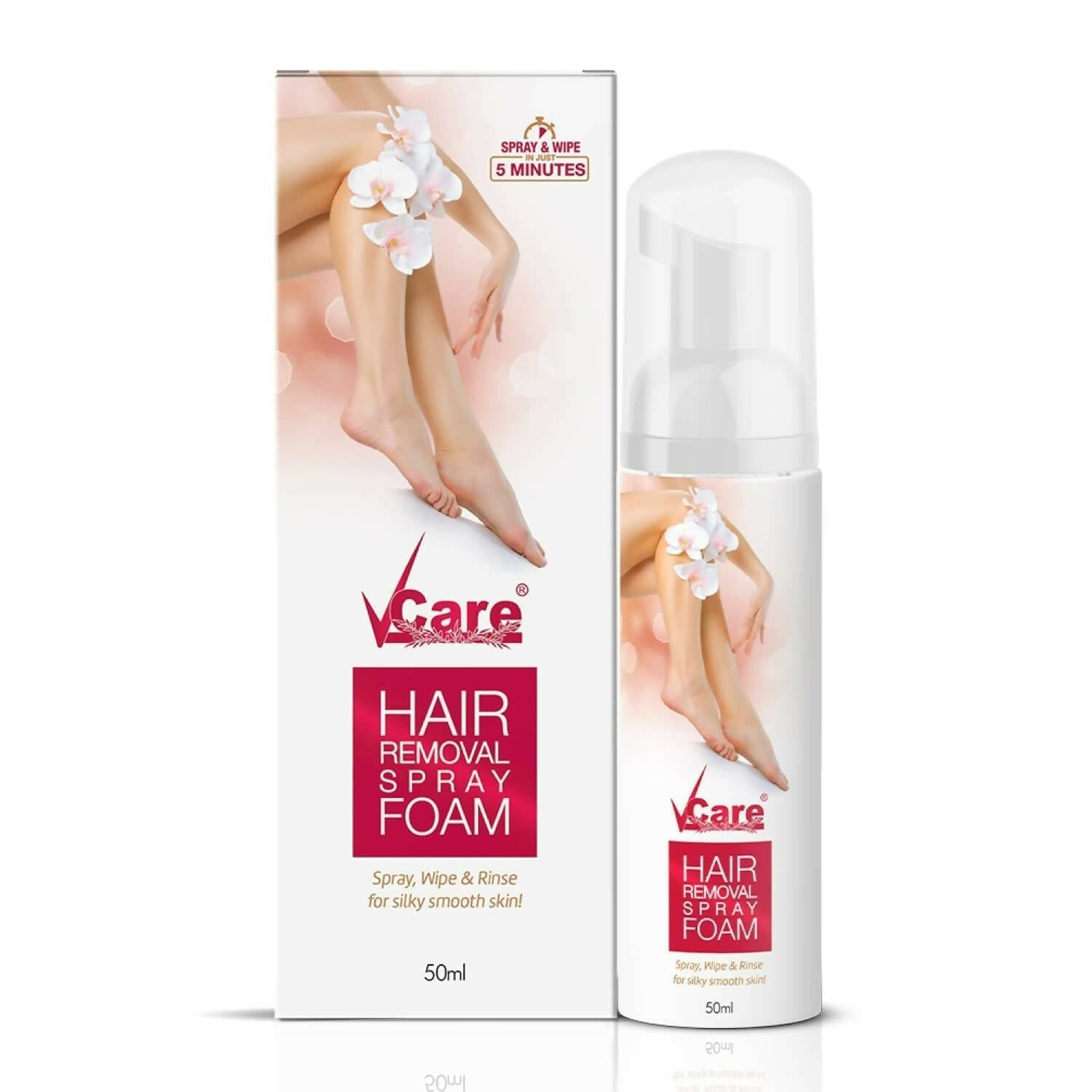 VCare Hair Removal Foam Spray | Grocsy