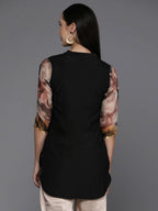 Ahalyaa Women's Traditional wear Tunic - Black | Grocsy