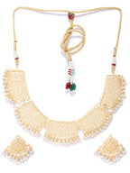 Priyaasi Women Beads Gold-Polished Jewellery Set - Swadesiicart