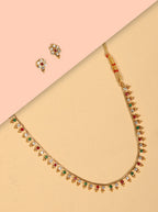 Priyaasi Women Multicolor Stones Gold-Polished Jewellery Set - Noz2Toz