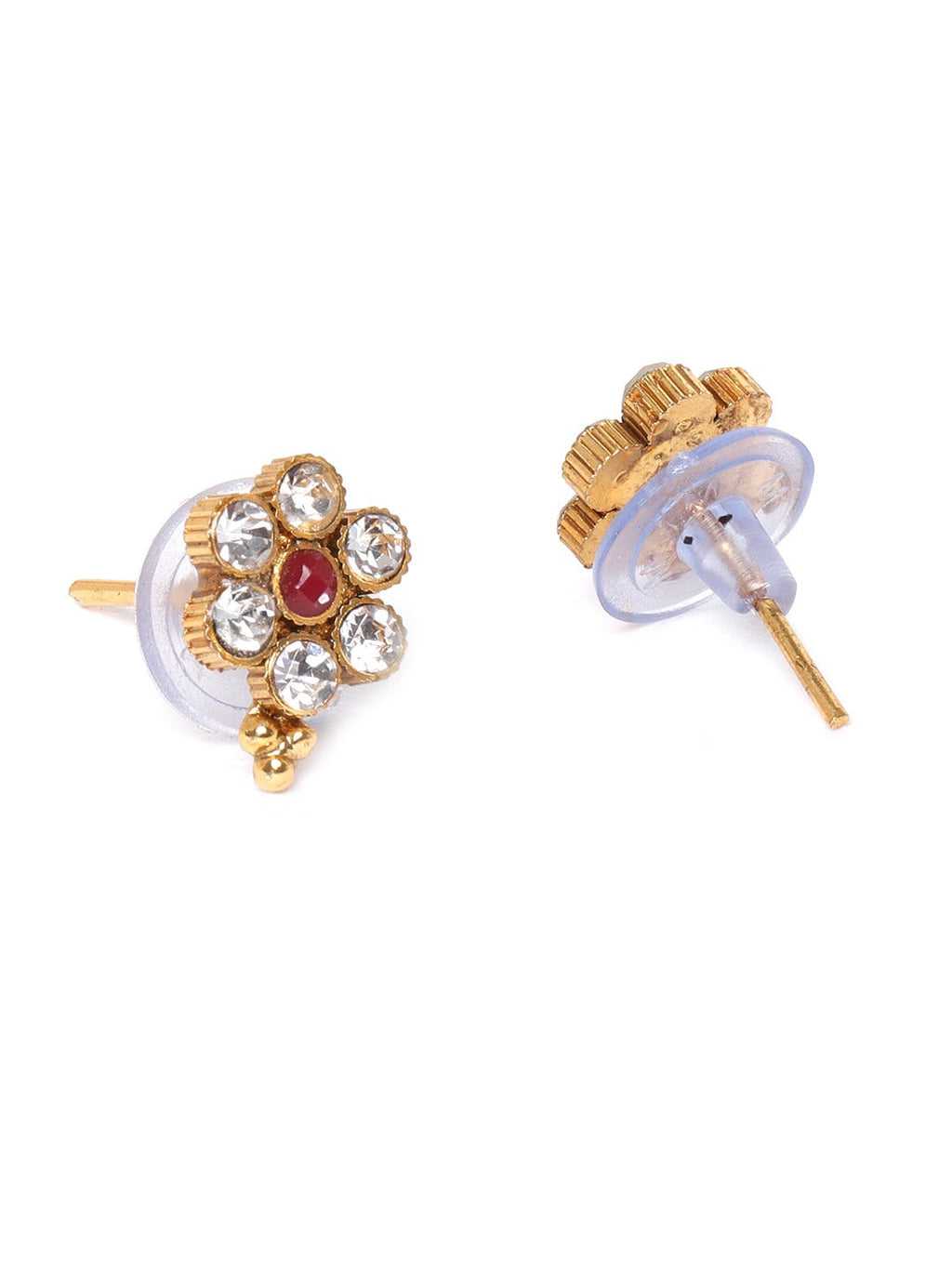 Priyaasi Women Multicolor Stones Gold-Polished Jewellery Set - Swadesiicart