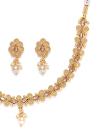 Priyaasi Women Pearls Beads Floral Jewellery Set - Swadesiicart