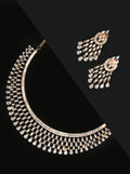 Priyaasi Women Gold-Polished American Diamond Jewellery Set - Noz2Toz