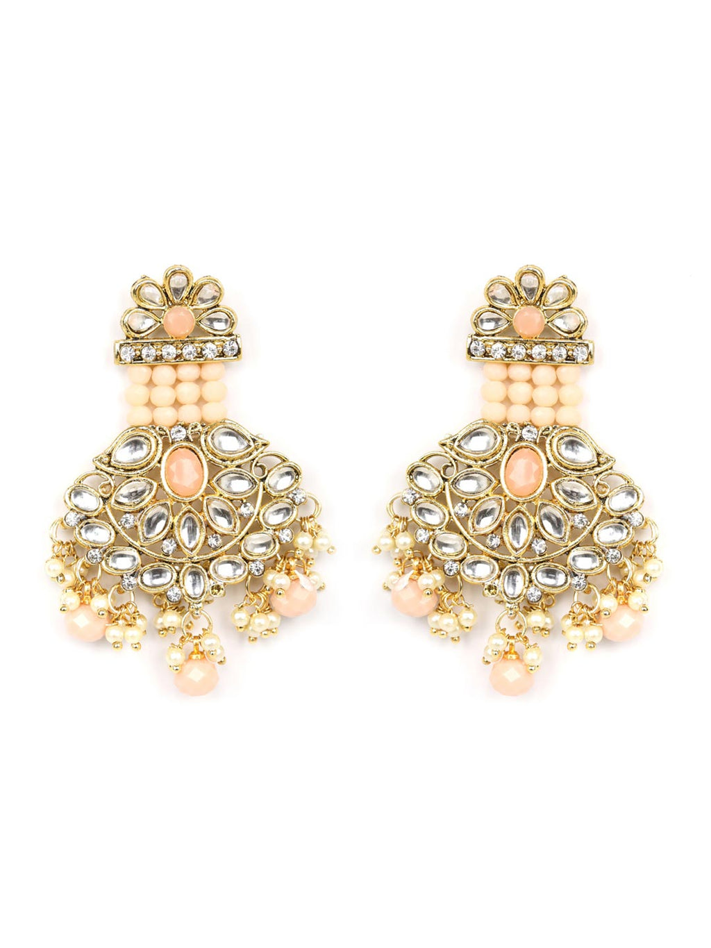 Priyaasi Women Multi-Color Beads Pearls Gold-Polished Rani Haar with Maang Tikka - Swadesiicart