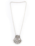 Priyaasi Women Ghungroo Silver Plated Temple Jewellery Set - Swadesiicart