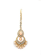 Priyaasi Women Pink Gold-Polished Jewellery Set - Swadesiicart
