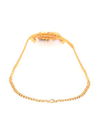 Priyaasi Women Kemp Stones Gold-Polished Floral Jewellery Set - Swadesiicart