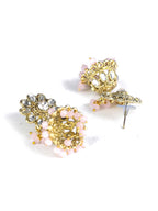 Priyaasi Women Pink Kundan Gold-Polished Raani Haar Jewellery Set - Swadesiicart