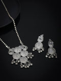 Priyaasi Women Ghungroo German Silver Plated Jewellery Set - Noz2Toz