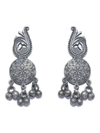 Priyaasi Women Ghungroo German Silver Plated Jewellery Set - Swadesiicart