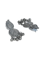 Priyaasi Women Ghungroo German Silver Plated Jewellery Set - Swadesiicart