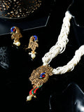 Priyaasi Women Gold-Polished Peacock Jewellery Set - Noz2Toz