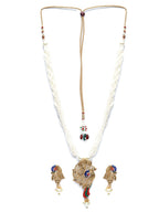Priyaasi Women Gold-Polished Peacock Jewellery Set - Swadesiicart