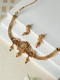Priyaasi Women Ruby & Emerald Gold-Polished Dulhan Doli Jewellery Set - Noz2Toz