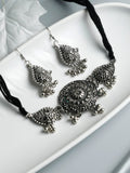 Priyaasi Women Tribal Floral Oxidised Jewellery Set - Noz2Toz