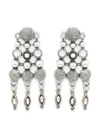 Priyaasi Women Tribal Coin Style Oxidised Jewellery Set - Swadesiicart