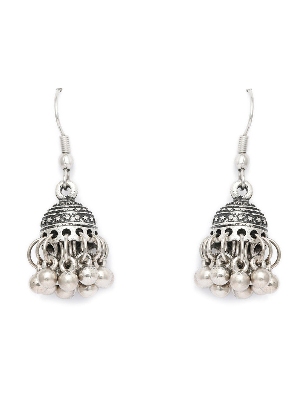 Priyaasi Women Tribal Ganesha Oxidised Jewellery Set - Swadesiicart