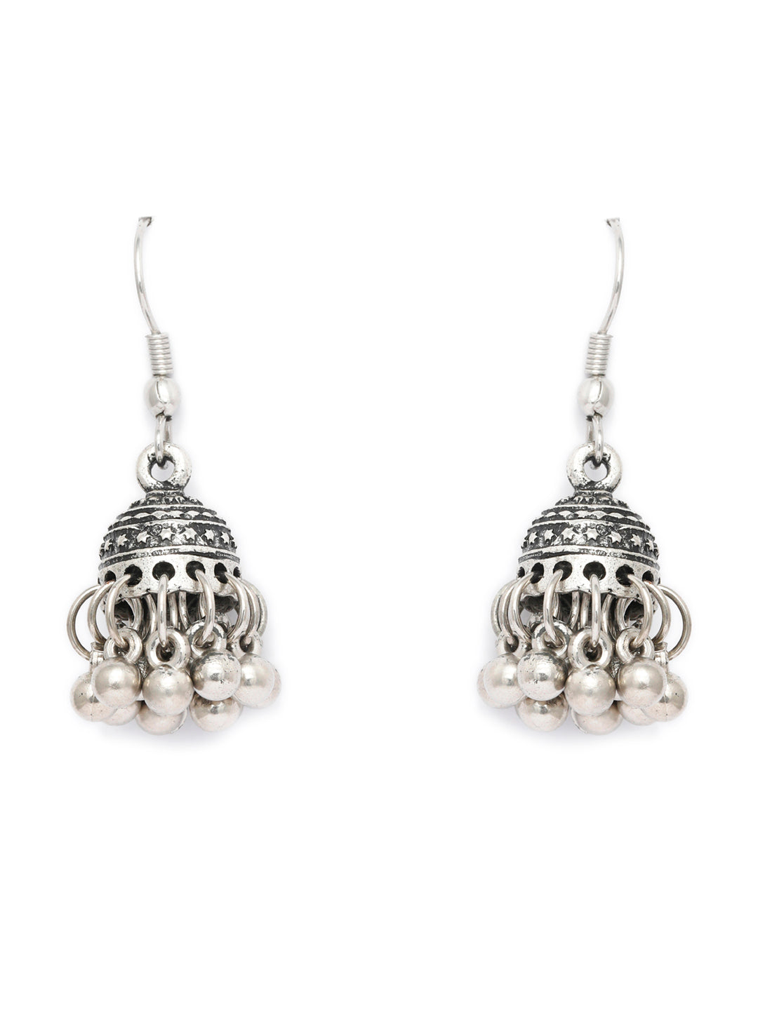Priyaasi Women Tribal Ganesha Oxidised Jewellery Set - Swadesiicart
