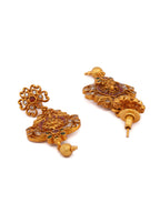 Priyaasi Women Traditional Gold-Polished Real Kemp Goddess Laxmi Jewelley Set - Swadesiicart