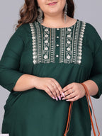 Sztori Women Thread Work Kurta | Grocsy
