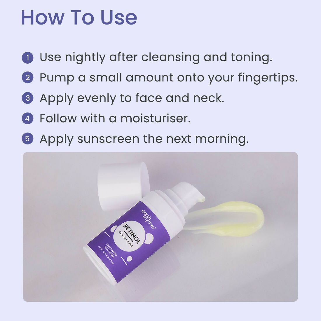 Earth Rhythm Retinol Skin Renewal Face Serum | Grocsy