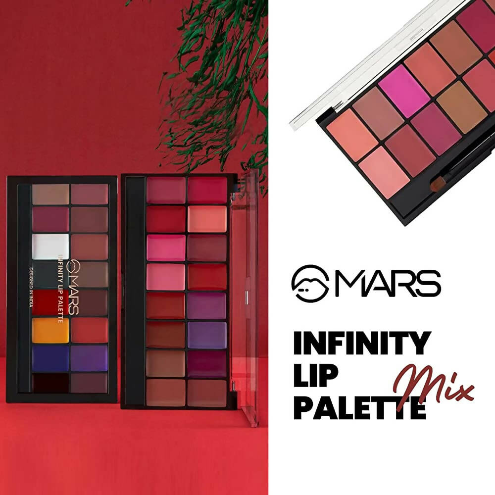 MARS Infinity Lip Palette - 01(Multicolor) | Grocsy