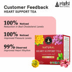 Rishi Natural Heart Support Herbal Tea | Grocsy