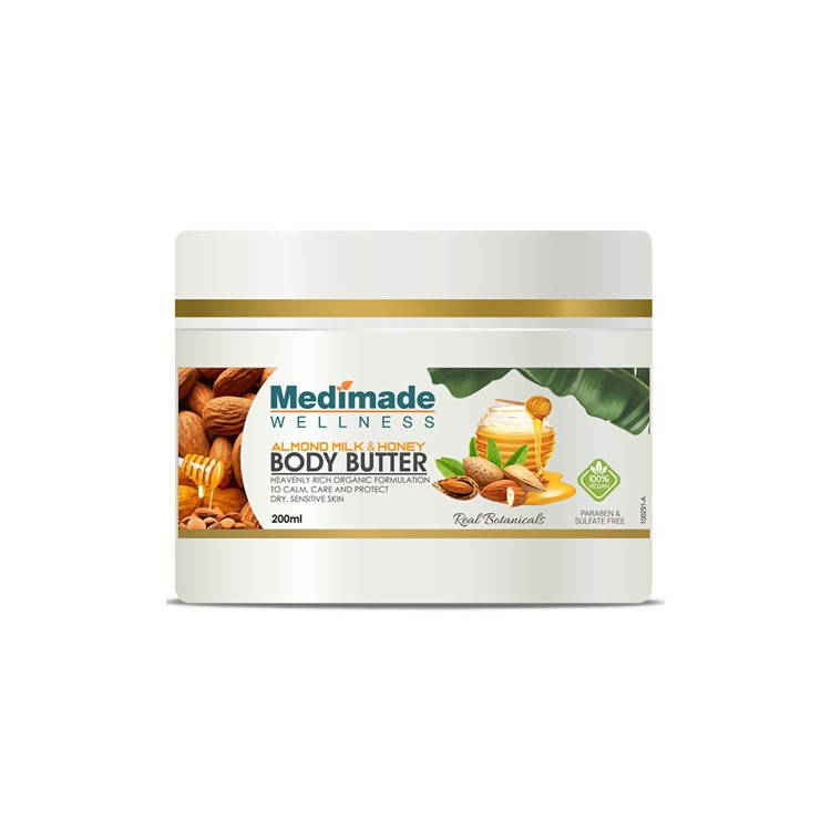 Medimade Wellness Almond Milk & Honey Body Butter | Grocsy