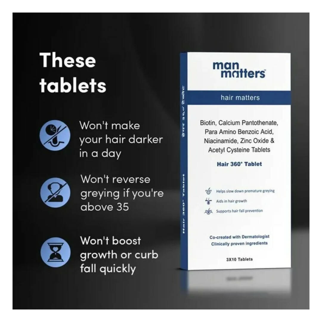 Man Matters Hair 360 Tablets | Grocsy