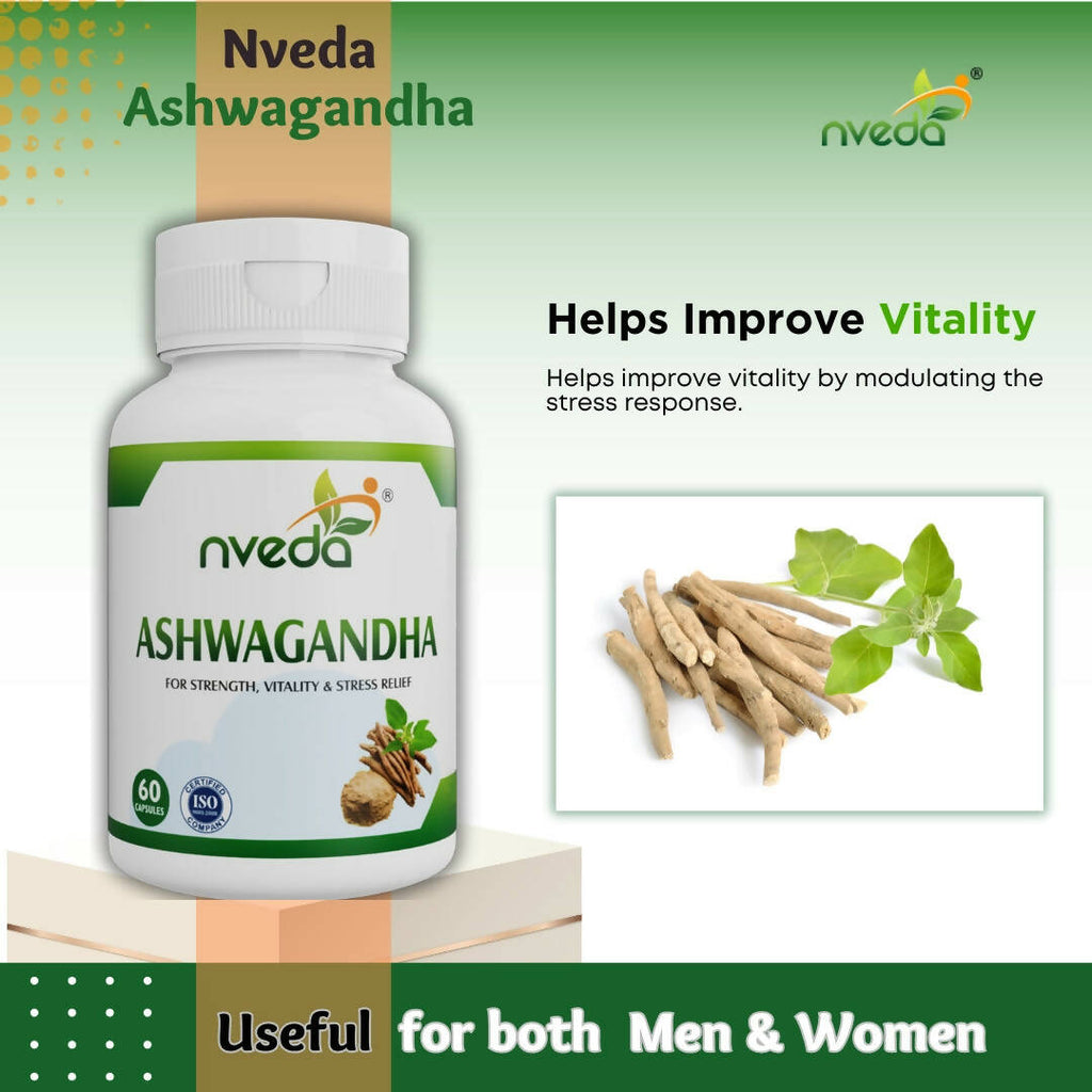 Nveda Ashwagandha Capsules | Grocsy