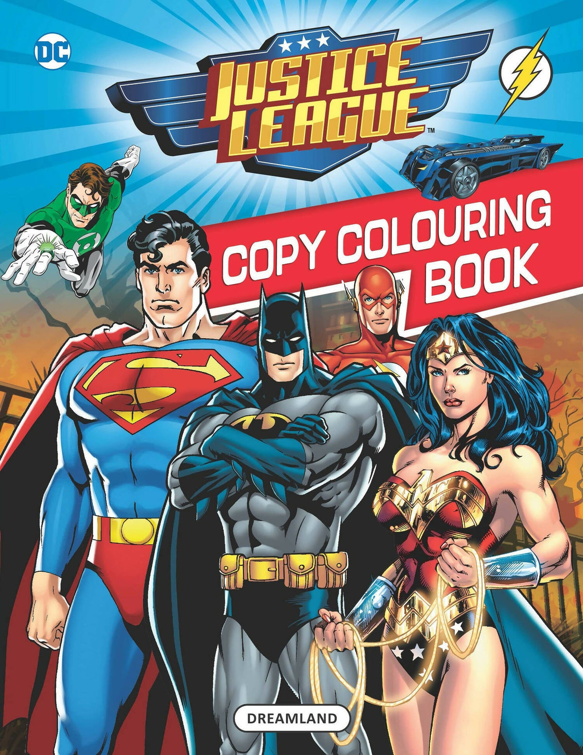 Dreamland Justice League Copy Colouring Book : Children Drawing, Painting & Colouring Book | Grocsy