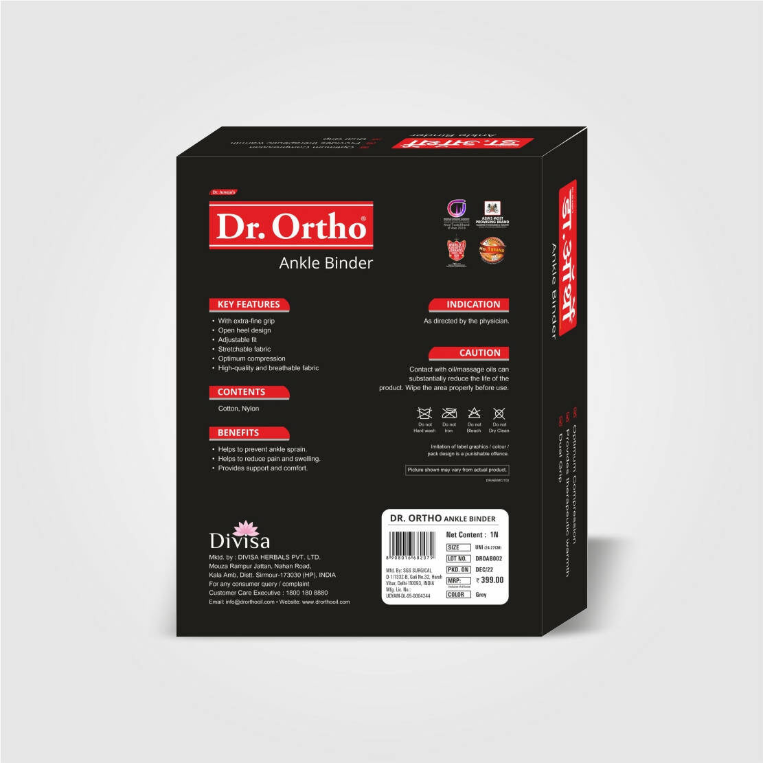 Dr. Ortho Ankle Binder | Grocsy