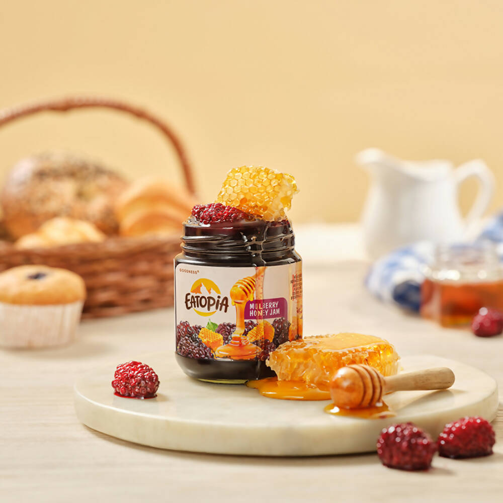 Eatopia Mulberry Honey Jam | Grocsy