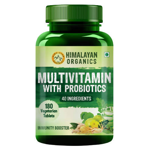 Himalayan Organics Multivitamin With Probiotics Vegetarian Tablets | Grocsy