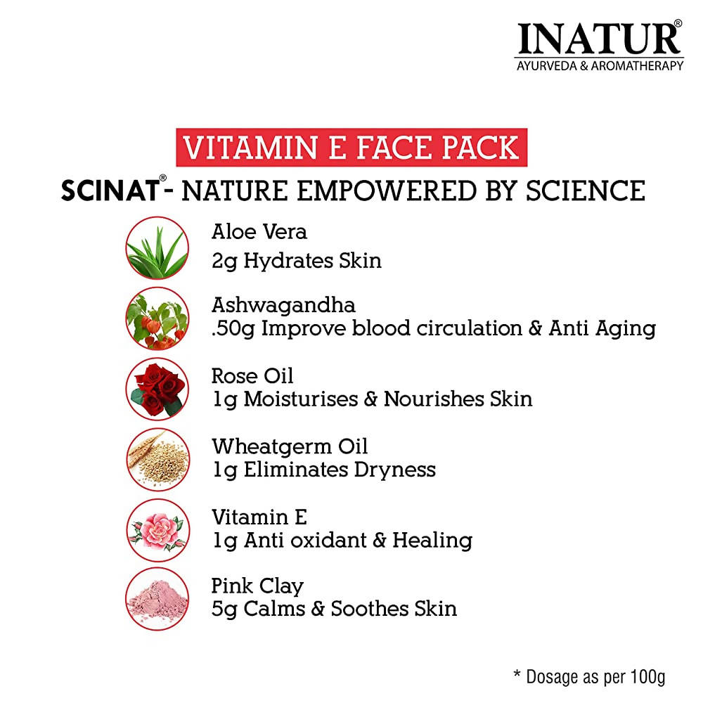 Inatur Vitamin E Face Pack | Grocsy