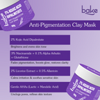 Bake Kojic Acid Anti-Pigmentation Clay Mask | Grocsy