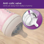 Philips Avent Natural 2. 0 Pink Feeding Bottle | Grocsy