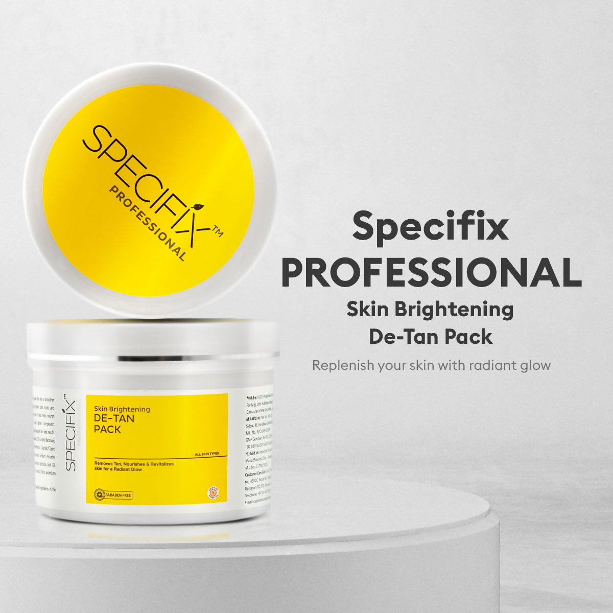 VLCC Specifix Professional Skin Brightening De-Tan Pack | Grocsy