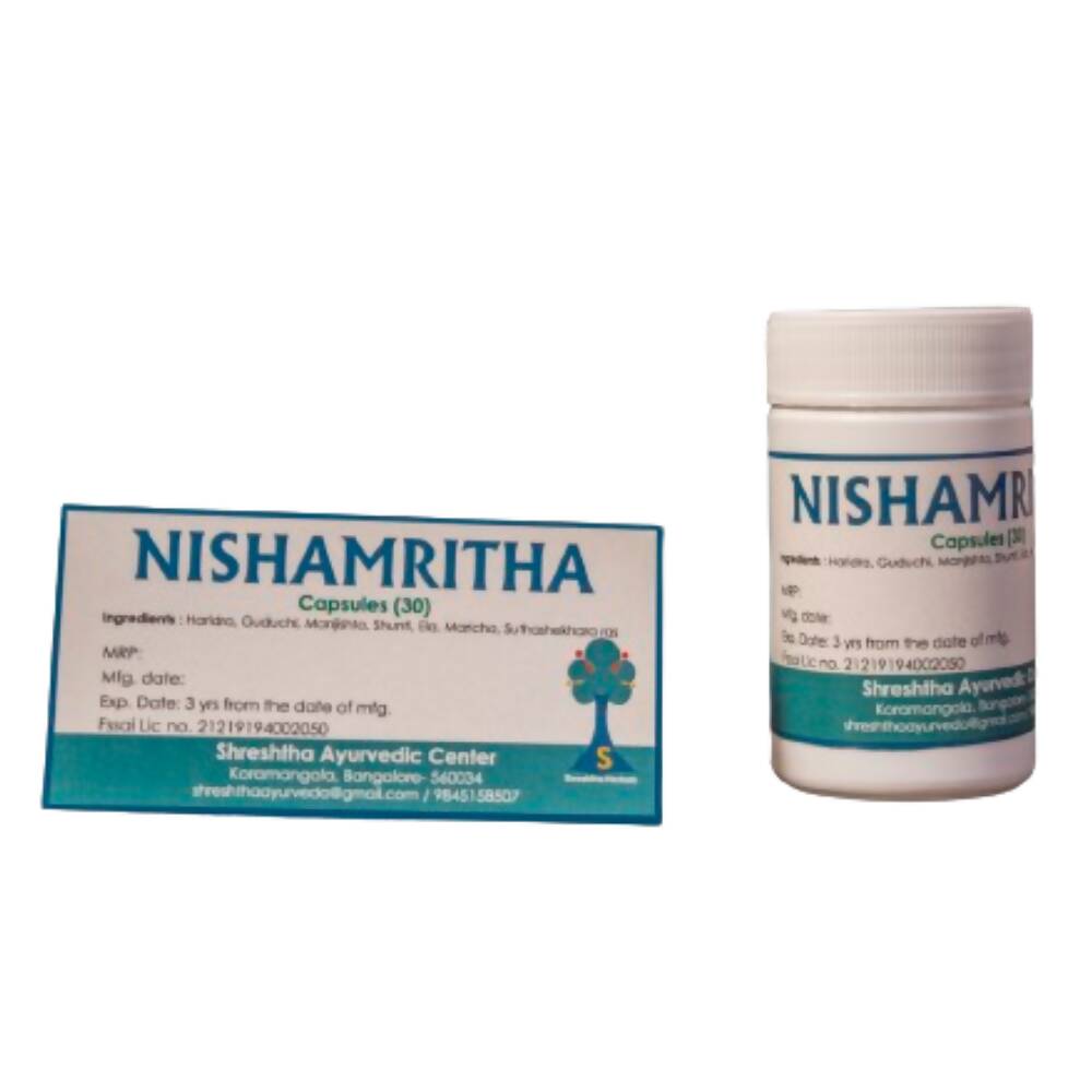 Shreshtha Herbals Nishamritha Capsules | Grocsy