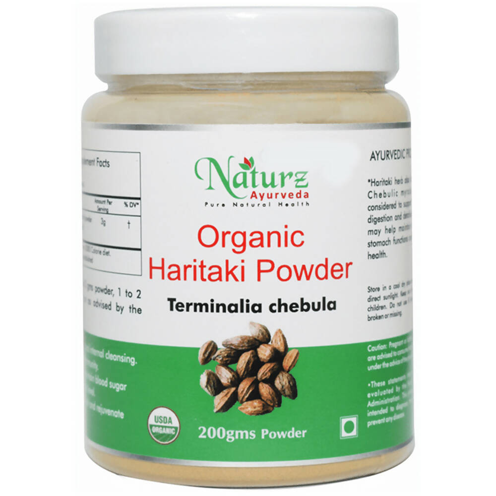 Naturz Ayurveda Organic Haritaki Powder | Grocsy