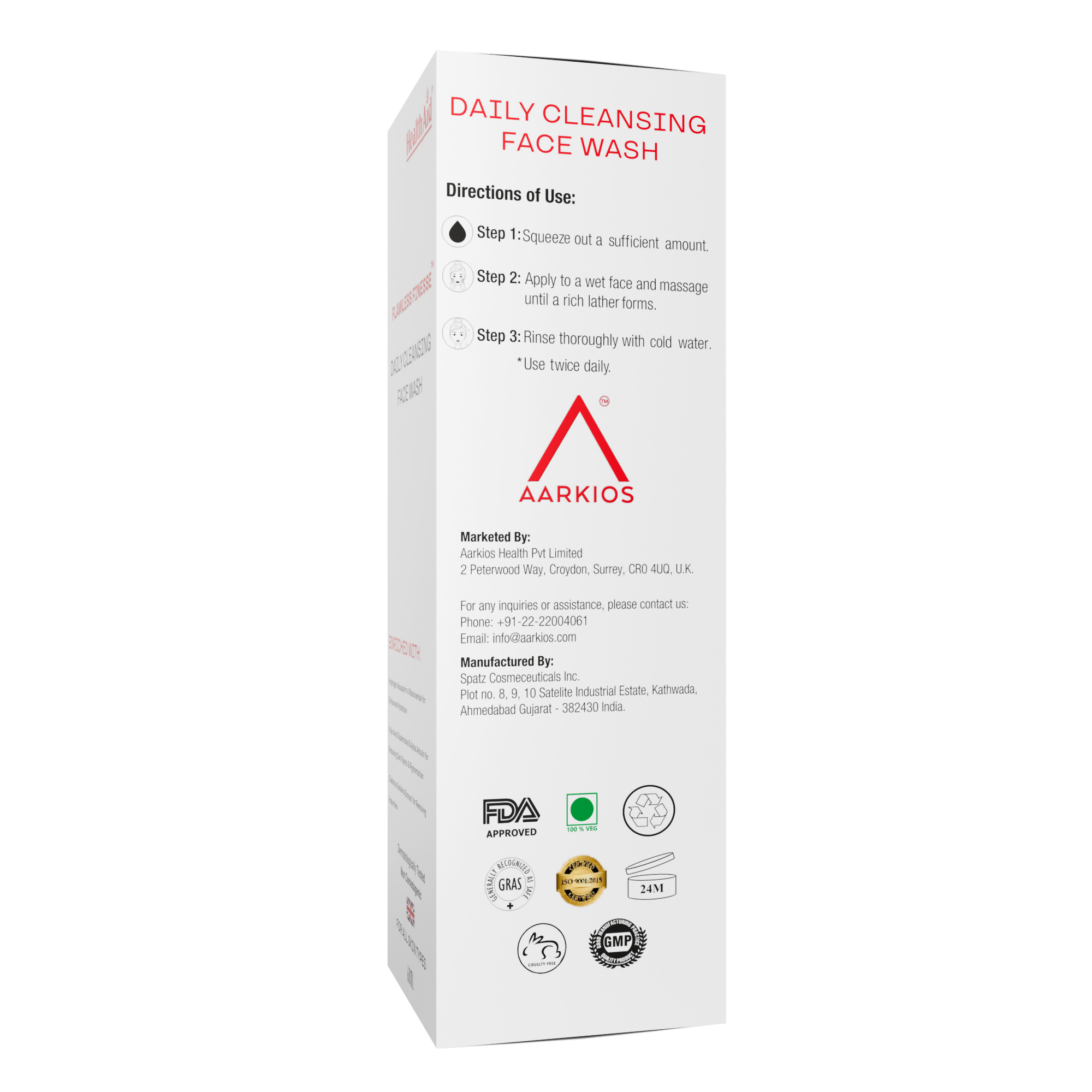 Flawless Finesse By HealthAid Daily Cleansing Facewash | Grocsy