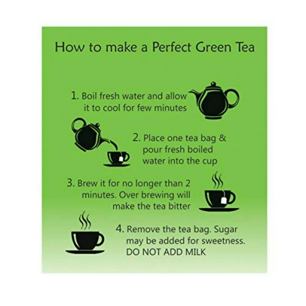 Tanza Tea Slim Green Tea Bags Mint Ginger | Grocsy