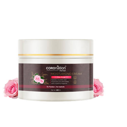 Coronation Herbal Pink Rose Moisturizing Cream | Grocsy
