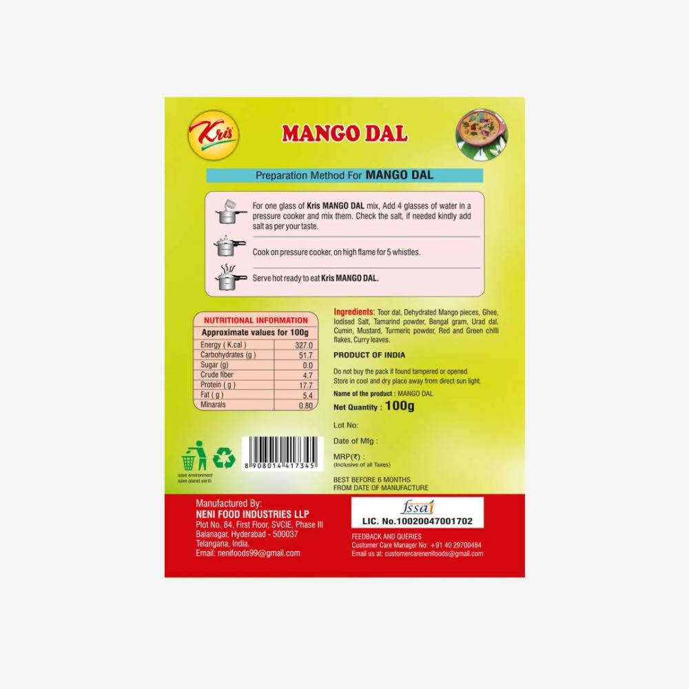 Kris Mango Dal Ready Mix | Grocsy