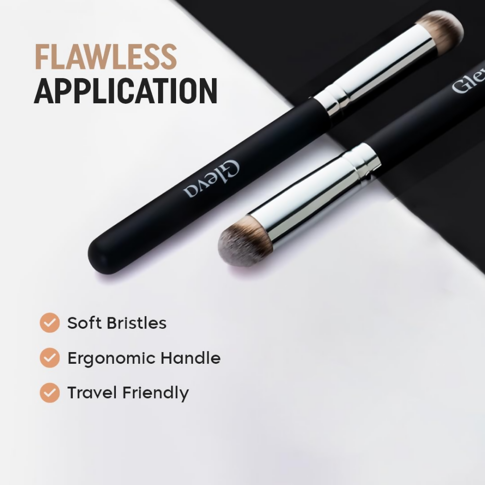 Gleva Angle Flat Small Concealer Brush | Grocsy
