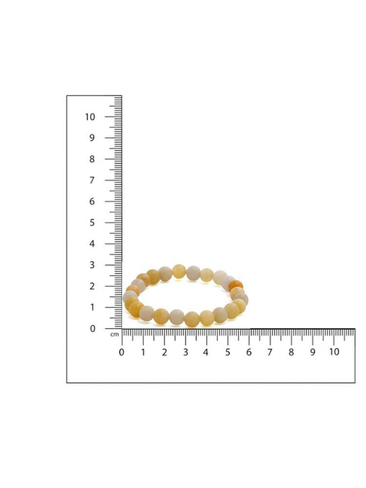 Yellow Aventurin Crystal Beads Bracelet - Ruby Raang | Grocsy